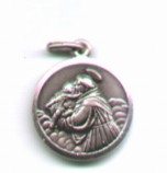 La médaille de Saint-Antoine en argent