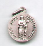 La médaille de Saint-Jude en argent